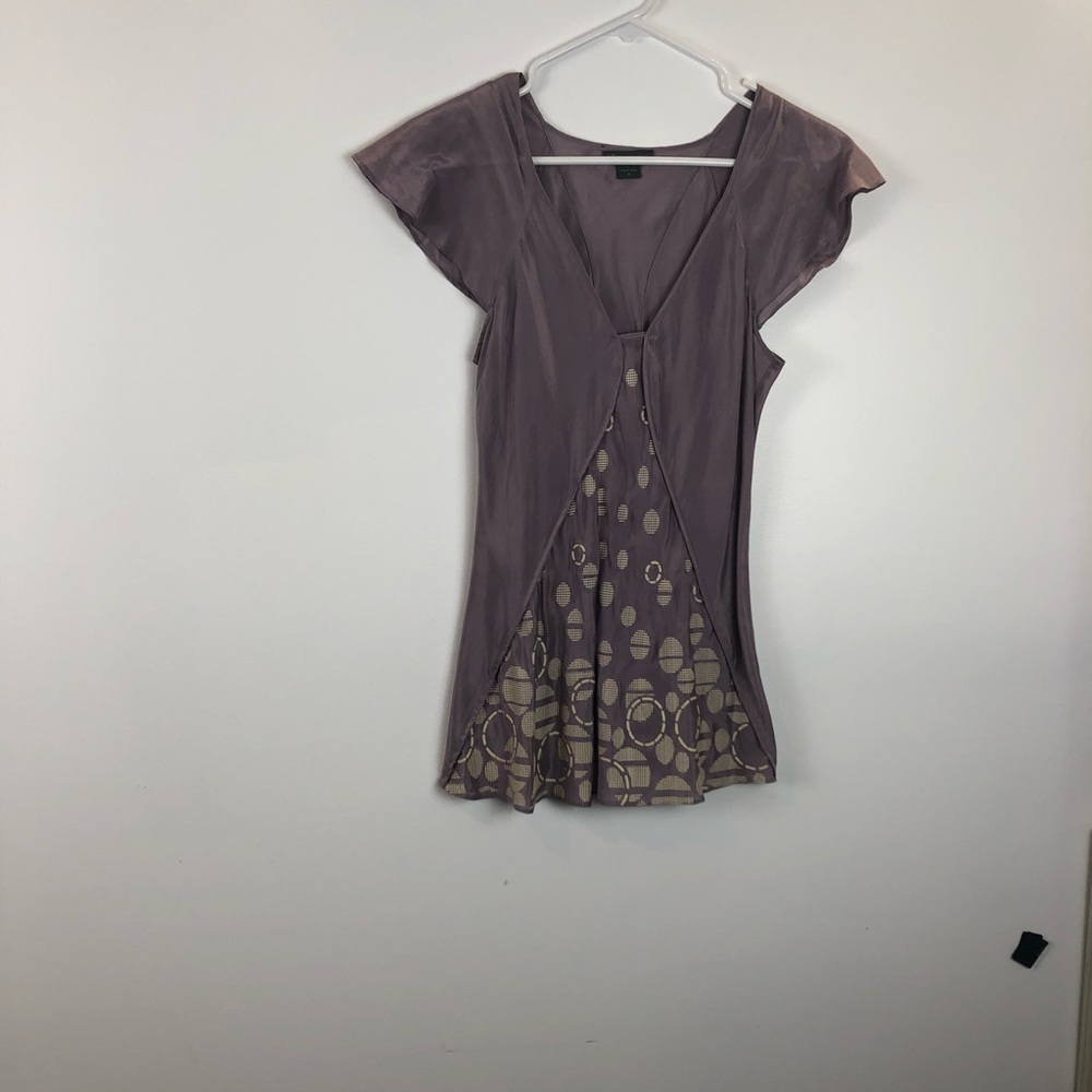 Armani exchange women top size- s/purple